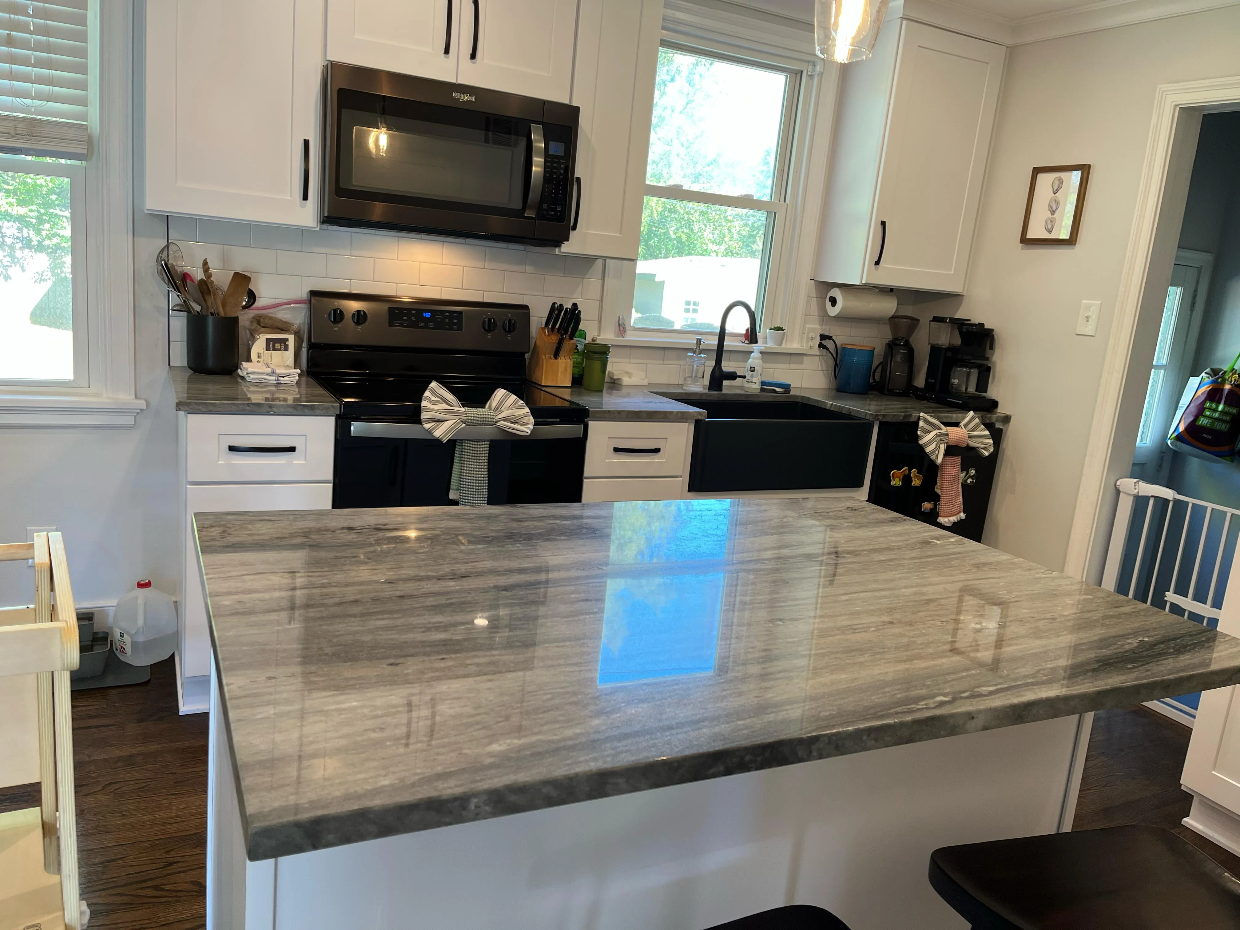 Modern clean kitchen interior
